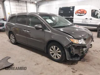 2017 Honda Odyssey SE with VIN 5FNRL5H33HB011792, listed as a IAAI auction lot 41718016 with 82,888 mi miles and . Bid and sale history available at carsss.com. Image 1.
