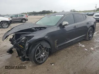 2022 Kia Stinger GT1 with VIN KNAE45LC4N6100200, listed as a Copart auction lot 46288765 with 35,873 mi miles and Non Repairable. Bid and sale history available at carsss.com. Image 1.