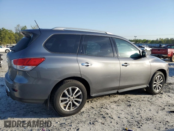 2015 Nissan Pathfinder SV with VIN 5N1AR2MM5FC684212, listed as a Copart auction lot 52989315 with 157,545 mi miles and Clean title. Bid and sale history available at DreamBid. Image 3.