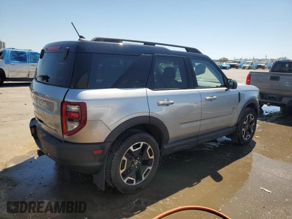 2021 Ford Bronco Sport Outer Banks z VIN 3FMCR9C69MRA98325, wystawiony jako Copart lot #47643515 z przebiegiem 63 738 mil mil oraz Szkoda całkowita • Salvage title. Historia ofert i sprzedaży dostępna na DreamBid. Obrazek 3.