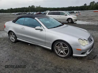 2005 Mercedes-Benz CLK-Class AMG with VIN WDBTK76G85T043932, listed as a Copart auction lot 72786774 with 105,682 mi miles and Salvage Title. Bid and sale history available at carsss.com. Image 4.