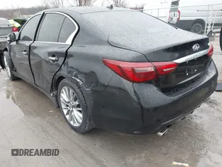 2018 Infiniti Q50 Sport z VIN JN1EV7AP3JM358184, wystawiony jako IAAI lot #42005200 z przebiegiem 99 264 mil mil oraz . Historia ofert i sprzedaży dostępna na DreamBid. Obrazek 3.