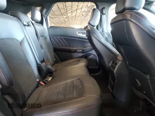 2021 Ford Edge SEL with VIN 2FMPK4J93MBA47648, listed as a Copart auction lot 49496295 with 34,672 mi miles and Salvage Title. Bid and sale history available at carsss.com. Image 10.