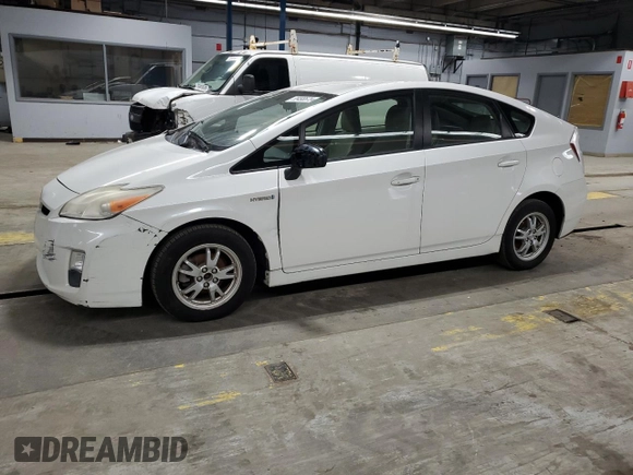 2010 Toyota Prius II with VIN JTDKN3DU7A0119562, listed as a Copart auction lot 55498575 with 121,316 mi miles and Clean Title. Bid and sale history available at carsss.com. Image 1.