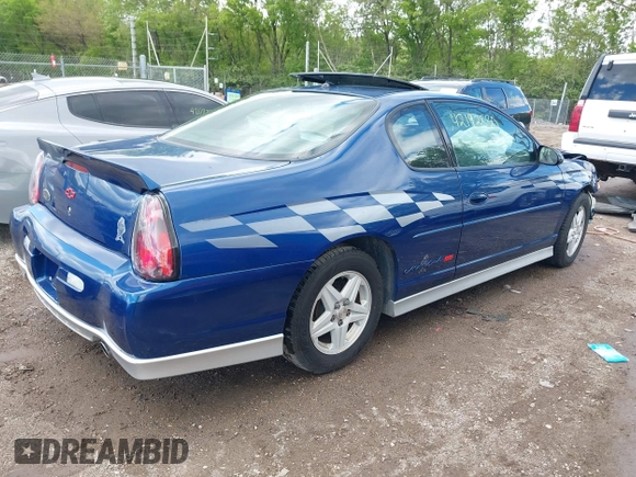 2003 Chevrolet Monte Carlo SS z VIN 2G1WX12K139261859, wystawiony jako IAAI lot #42192830 z przebiegiem 87 400 mil mil oraz . Historia ofert i sprzedaży dostępna na DreamBid. Obrazek 4.