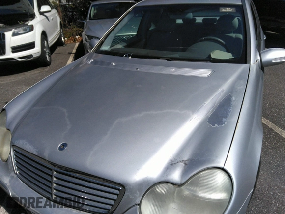 2002 Mercedes-Benz C with VIN WDBRF61J12F251513, listed as a IAAI auction lot 41889136 with 24,707 mi miles and . Bid and sale history available at carsss.com. Image 6.
