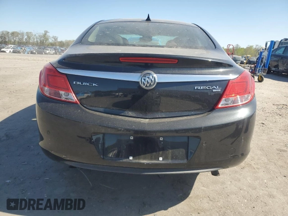2011 Buick Regal CXL RL3 with VIN W04GR5EC2B1044335, listed as a Copart auction lot 53631615 with 152,275 mi miles and Clean Title. Bid and sale history available at carsss.com. Image 6.