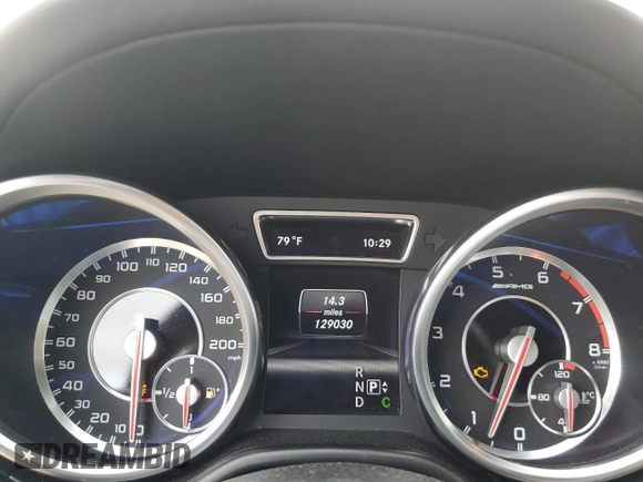 2013 Mercedes-Benz M ML 63 AMG with VIN 4JGDA7EB0DA153930, listed as a Copart auction lot 72535344 with 129,030 mi miles and Salvage Title. Bid and sale history available at carsss.com. Image 9.