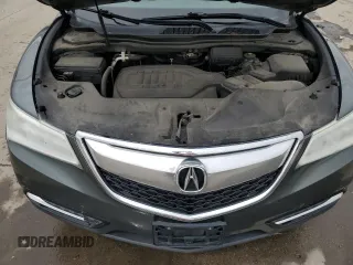 2014 Acura MDX Technology with VIN 5FRYD4H48EB027573, listed as a Copart auction lot 58791185 with 172,694 mi miles and Salvage title. Bid and sale history available at DreamBid. Image 12.