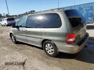 2005 Kia Sedona LX with VIN KNDUP132856716343, listed as a Copart auction lot 76028804 with 122,914 mi miles and Salvage Title. Bid and sale history available at carsss.com. Image 2.