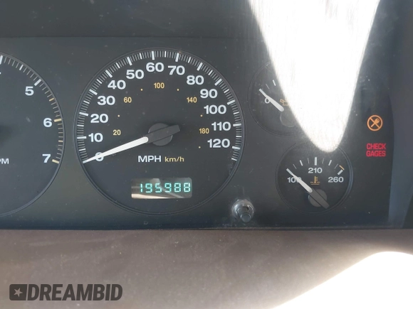 1999 Jeep Grand Cherokee Limited with VIN 1J4GW68N2XC654713, listed as a IAAI auction lot 42115829 with 195,988 mi miles. Bid and sale history available at carsss.com. Image 7.
