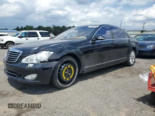2007 Mercedes-Benz S 550 with VIN WDDNG71X07A089083, listed as a Copart auction lot 62657204 with 79,812 mi miles and Salvage title. Bid and sale history available at DreamBid. Image 1.