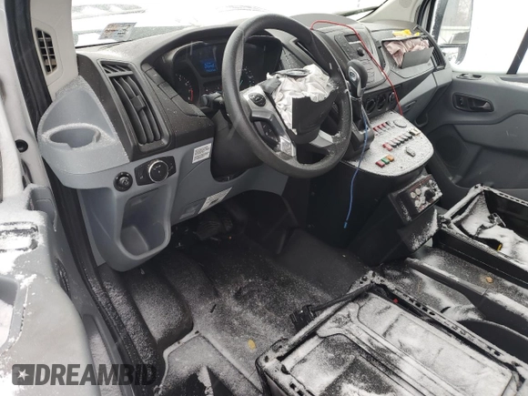 2019 Ford Transit with VIN 1FDYR2CMXKKA94961, listed as a Copart auction lot 44216665 with 219,515 mi miles and Salvage Title. Bid and sale history available at DreamBid. Image 8.