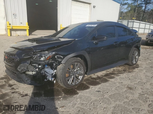 2024 Subaru WRX with VIN JF1VBAB67R9804351, listed as a Copart auction lot 49258745 with 7,007 mi miles and Salvage title. Bid and sale history available at DreamBid. Image 1.
