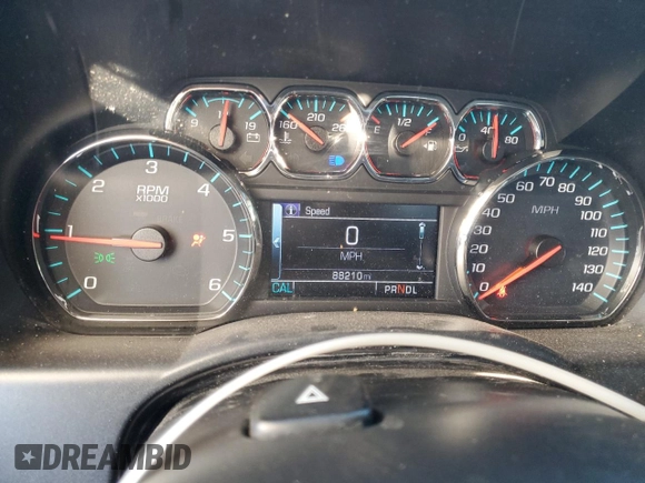 2017 Chevrolet Silverado 1500 LT with VIN 1GCRCREHXHZ341995, listed as a Copart auction lot 87748575 with 88,210 mi miles and Salvage Title. Bid and sale history available at DreamBid. Image 9.