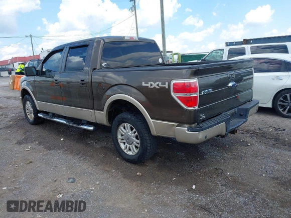 2009 Ford F-150 XL with VIN 1FTPW14V39FA67906, listed as a IAAI auction lot 42010990 with 203,752 mi miles. Bid and sale history available at carsss.com. Image 3.