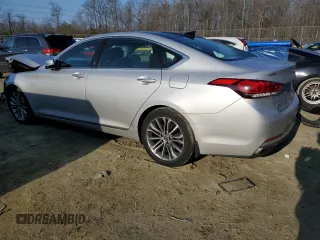 2017 Genesis G80 3.8L с VIN KMHGN4JE4HU191844, выставлен на аукционе Copart как лот 43649535 с пробегом 66 256 миль миль и Списание • Salvage title. История ставок и продаж доступна на DreamBid. Изображение 2.