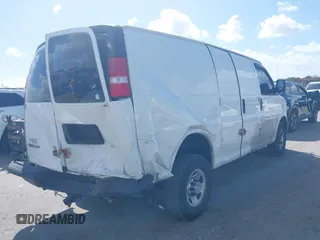 2018 Chevrolet Express Cargo Van with VIN 1GCWGAFP0J1177319, listed as a IAAI auction lot 41575100 with 132,479 mi miles. Bid and sale history available at carsss.com. Image 4.