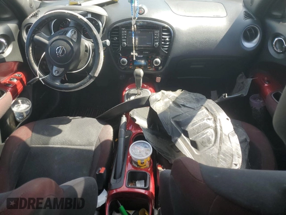2015 Nissan Juke S with VIN JN8AF5MV5FT555169, listed as a Copart auction lot 54141895 with 122,962 mi miles and Salvage Title. Bid and sale history available at DreamBid. Image 8.