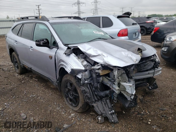 2022 Subaru Outback Wilderness with VIN 4S4BTGUD0N3259045, listed as a Copart auction lot 54674014 with 25,118 mi miles and Salvage title. Bid and sale history available at DreamBid. Image 4.