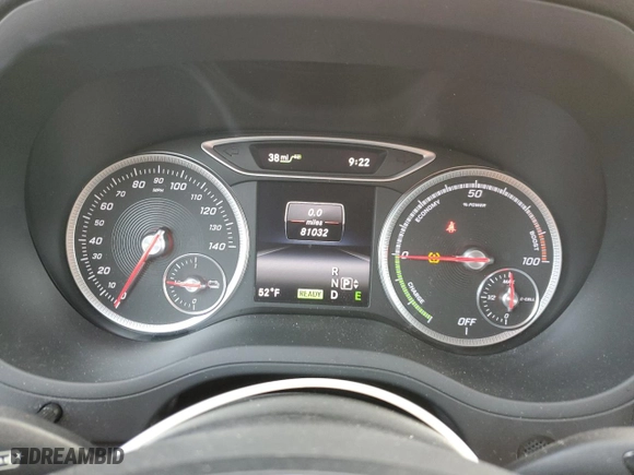 2015 Mercedes-Benz B-Class with VIN WDDVP9AB7FJ004464, listed as a Copart auction lot 84757264 with 81,032 mi miles and Clean Title. Bid and sale history available at carsss.com. Image 9.