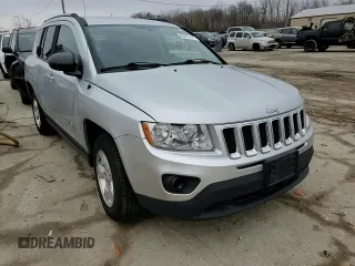 2013 Jeep Compass Sport with VIN 1C4NJCBA7DD166492, listed as a Copart auction lot 85977614 with 135,589 mi miles and Salvage Title. Bid and sale history available at carsss.com. Image 14.
