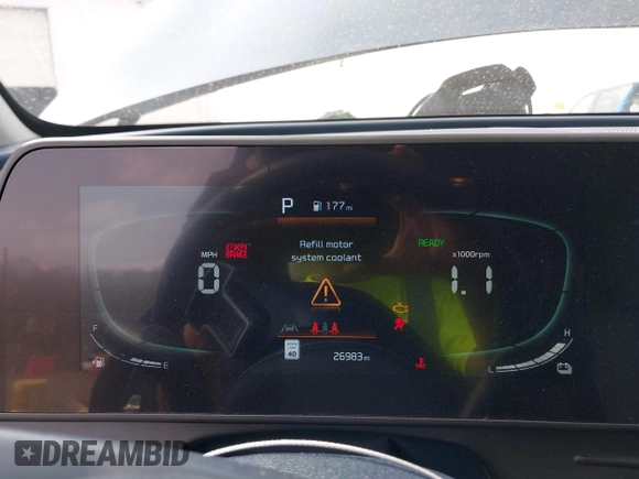 2023 Kia Sportage EX with VIN KNDPVCAGXP7104090, listed as a IAAI auction lot 42144158 with 26,983 mi miles and . Bid and sale history available at DreamBid. Image 7.