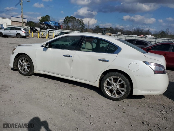 2014 Nissan Maxima 3.5 SV w/Premium Pkg with VIN 1N4AA5AP1EC478062, listed as a Copart auction lot 44569155 with 176,284 mi miles and Salvage Title. Bid and sale history available at carsss.com. Image 2.