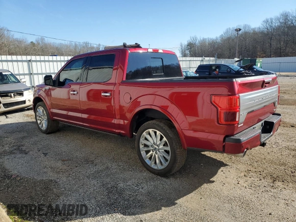 2019 Ford F-150 Limited with VIN 1FTEW1EG7KFC78751, listed as a Copart auction lot 46852655 with 92,199 mi miles and Salvage Title. Bid and sale history available at carsss.com. Image 2.