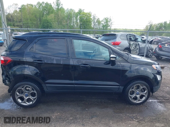 2018 Ford EcoSport SES with VIN MAJ6P1CL9JC231177, listed as a IAAI auction lot 42061133 with 59,476 mi miles and . Bid and sale history available at DreamBid. Image 14.