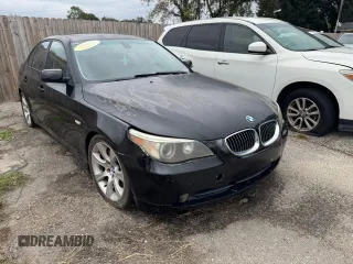 2006 BMW 5 Series 550i with VIN WBANB53506CP00450, listed as a Copart auction lot 83744374 with Not Provided miles and Clean Title. Bid and sale history available at DreamBid. Image 1.