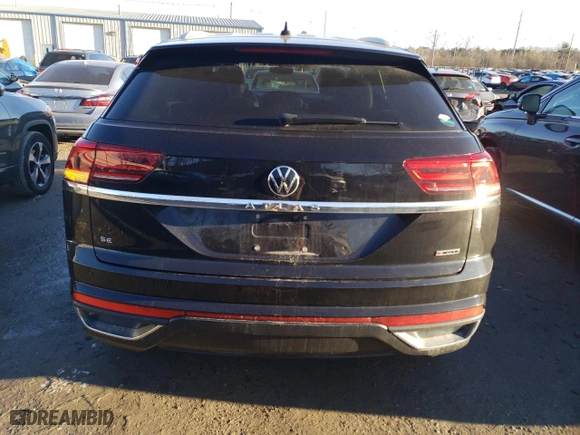 2020 Volkswagen Atlas Cross Sport 2.0T SE with VIN 1V24C2CA8LC206189, listed as a Copart auction lot 40738434 with 51,153 mi miles. Bid and sale history available at carsss.com. Image 6.