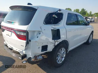 2025 Dodge Durango GT with VIN 1C4RDHDG0SC534554, listed as a IAAI auction lot 42761292 with 6,168 mi miles and . Bid and sale history available at DreamBid. Image 4.