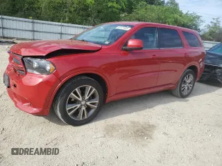 2013 Dodge Durango SXT with VIN 1C4RDHAG5DC637475, listed as a Copart auction lot 56121905 with 175,908 mi miles and Salvage title. Bid and sale history available at DreamBid. Image 1.