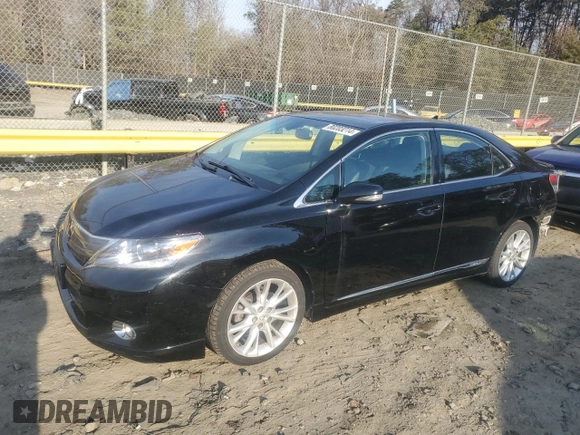 2010 Lexus HS 250h with VIN JTHBB1BAXA2021361, listed as a Copart auction lot 80203214 with 157,015 mi miles and Salvage Title. Bid and sale history available at DreamBid. Image 1.