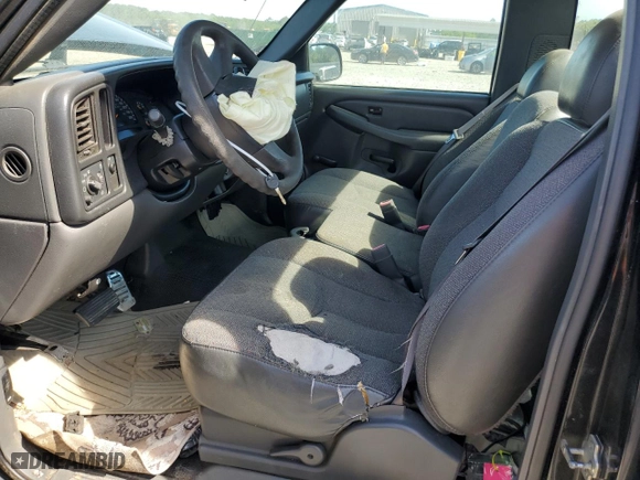 2005 Chevrolet Silverado 1500 Work Truck with VIN 1GCEC14V85Z138574, listed as a Copart auction lot 59413614 with NaN miles and Salvage Title. Bid and sale history available at carsss.com. Image 7.