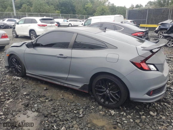 2020 Honda Civic Si Coupe with VIN 2HGFC3A52LH754127, listed as a Copart auction lot 73513804 with 38,609 mi miles and Salvage Title. Bid and sale history available at carsss.com. Image 2.