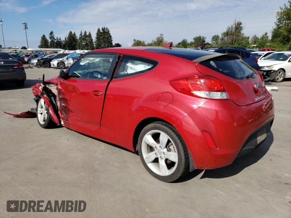 2013 Hyundai Veloster w/Black Int with VIN KMHTC6AD7DU132479, listed as a Copart auction lot 44785445 with 150,334 mi miles and Salvage Title. Bid and sale history available at carsss.com. Image 2.