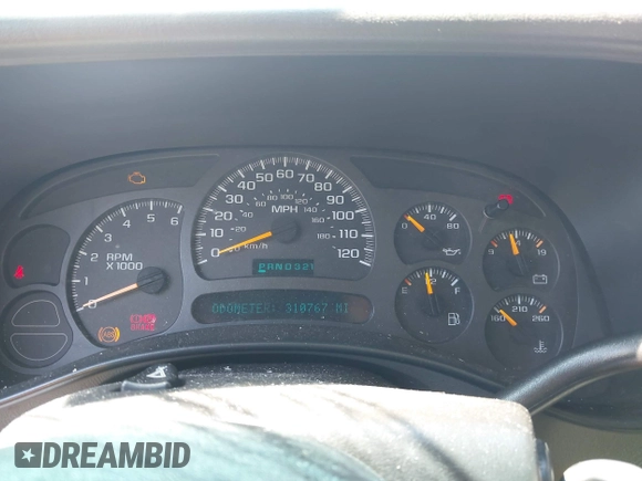 2003 Chevrolet Tahoe LT with VIN 1GNEK13Z83J107450, listed as a IAAI auction lot 42006801 with 310,767 mi miles and . Bid and sale history available at DreamBid. Image 7.