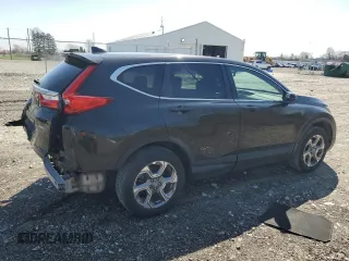 2017 Honda CR-V EX-L with VIN 2HKRW2H86HH618224, listed as a Copart auction lot 52004065 with 87,637 mi miles and Salvage Title. Bid and sale history available at carsss.com. Image 3.