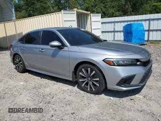 2022 Honda Civic EX with VIN JHMFE1F7XNX008710, listed as a Copart auction lot 62135565 with 42,517 mi miles and Salvage title. Bid and sale history available at DreamBid. Image 4.