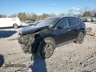 2017 Nissan Rogue SL z VIN JN8AT2MV5HW250828, wystawiony jako Copart lot #47239935 z przebiegiem 58 856 mil mil oraz Szkoda całkowita • Salvage title. Historia ofert i sprzedaży dostępna na DreamBid. Obrazek 1.