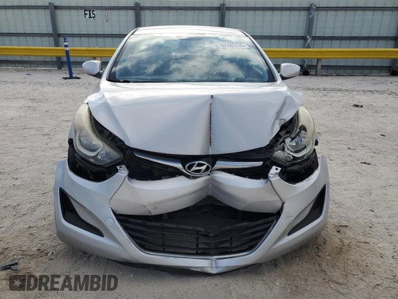 2016 Hyundai Elantra SE с VIN KMHDH4AE9GU483661, выставлен на аукционе Copart как лот 57785235 с пробегом 71 019 миль миль и Списание • Salvage title. История ставок и продаж доступна на DreamBid. Изображение 5.
