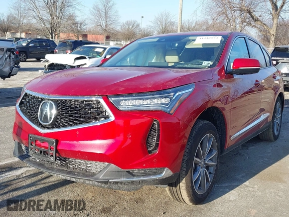 2024 Acura RDX Technology with VIN 5J8TC2H57RL016838, listed as a IAAI auction lot 41448574 with 13,116 mi miles and . Bid and sale history available at carsss.com. Image 17.
