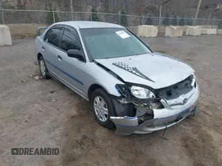 2004 Honda Civic VP with VIN 2HGES16324H574190, listed as a IAAI auction lot 41609897 with 169,985 mi miles. Bid and sale history available at carsss.com. Image 1.