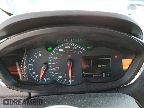 2020 Chevrolet Trax LT with VIN 3GNCJLSB3LL321930, listed as a Copart auction lot 46072075 with 25,620 mi miles and Salvage Title. Bid and sale history available at DreamBid. Image 9.