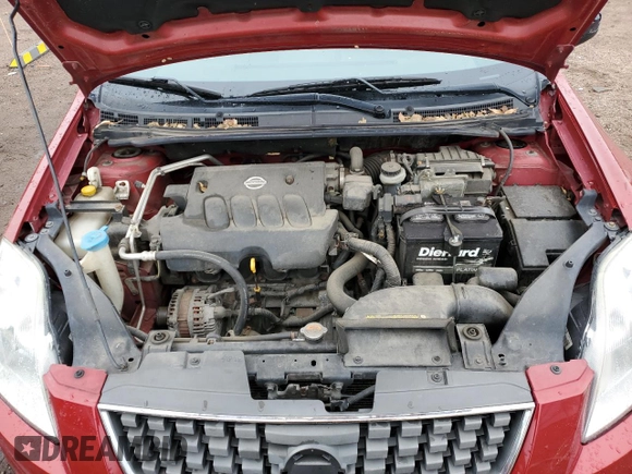 2009 Nissan Sentra 2.0 SL FE+ with VIN 3N1AB61E59L612824, listed as a Copart auction lot 59590465 with 188,607 mi miles and Salvage title. Bid and sale history available at DreamBid. Image 11.