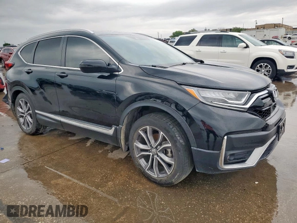 2021 Honda CR-V Touring with VIN 2HKRW1H93MH405292, listed as a Copart auction lot 50151525 with 32,045 mi miles and Salvage Title. Bid and sale history available at carsss.com. Image 4.