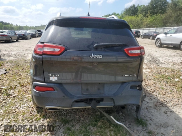 2015 Jeep Cherokee Limited with VIN 1C4PJMDS1FW727264, listed as a Copart auction lot 53936315 with 110,838 mi miles and Clean Title. Bid and sale history available at carsss.com. Image 6.