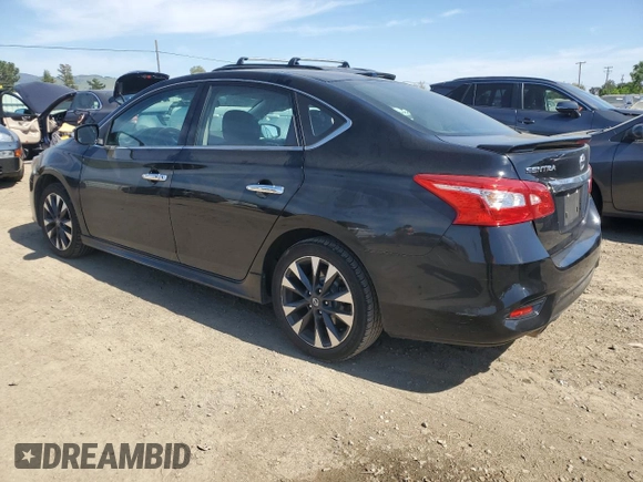 2017 Nissan Sentra S with VIN 3N1AB7AP2HY309010, listed as a Copart auction lot 53195915 with 90,595 mi miles and Salvage Title. Bid and sale history available at DreamBid. Image 2.